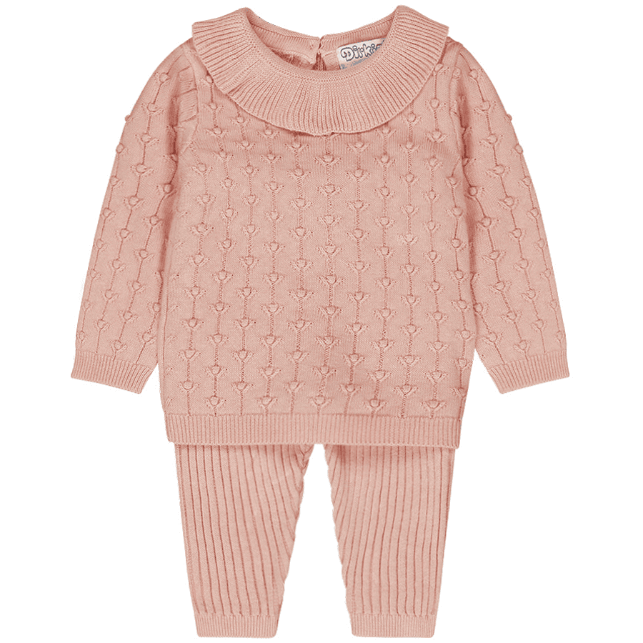 Dirkje Babyset 2-delat roströd rosa