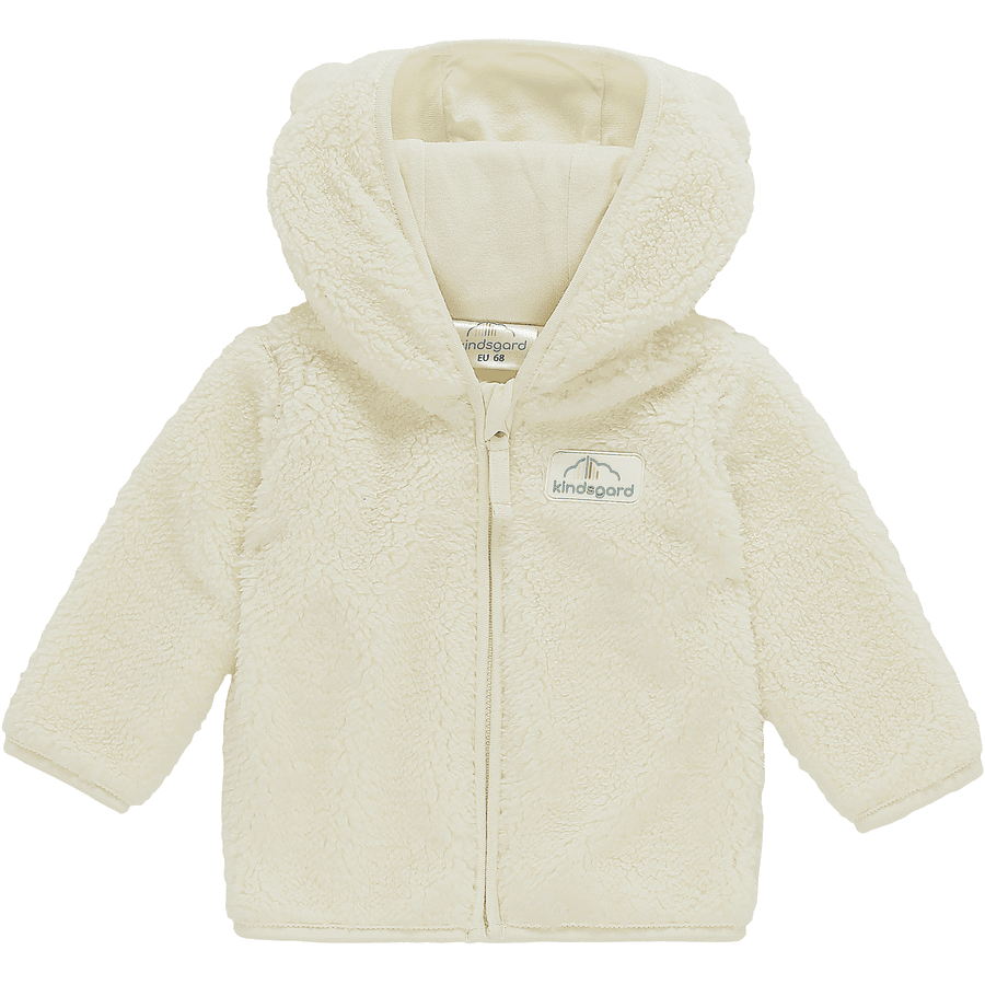 kindsgard Veste bébé kuddel ours crème