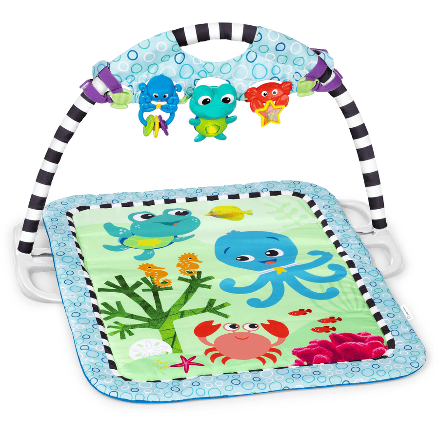 Baby Einstein Mata edukacyjna Neptune's Discovery Reef™ z zabawkami do noszenia