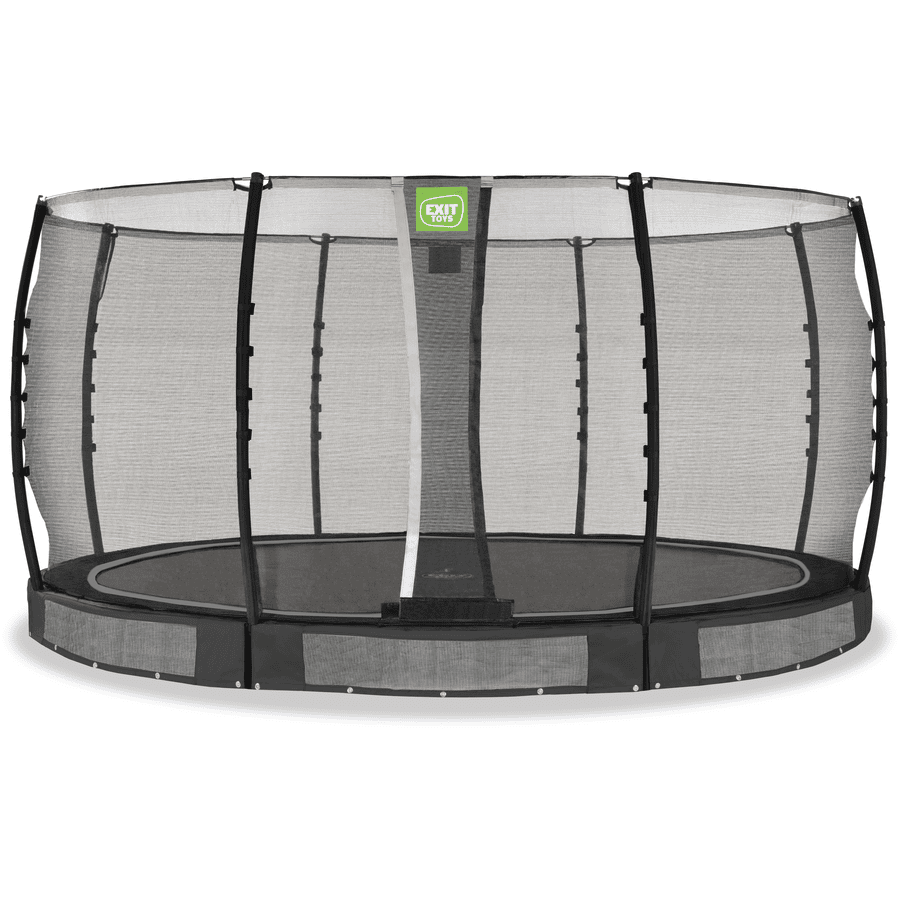 EXIT Allure Class ic ground trampolin ø 427cm - sort