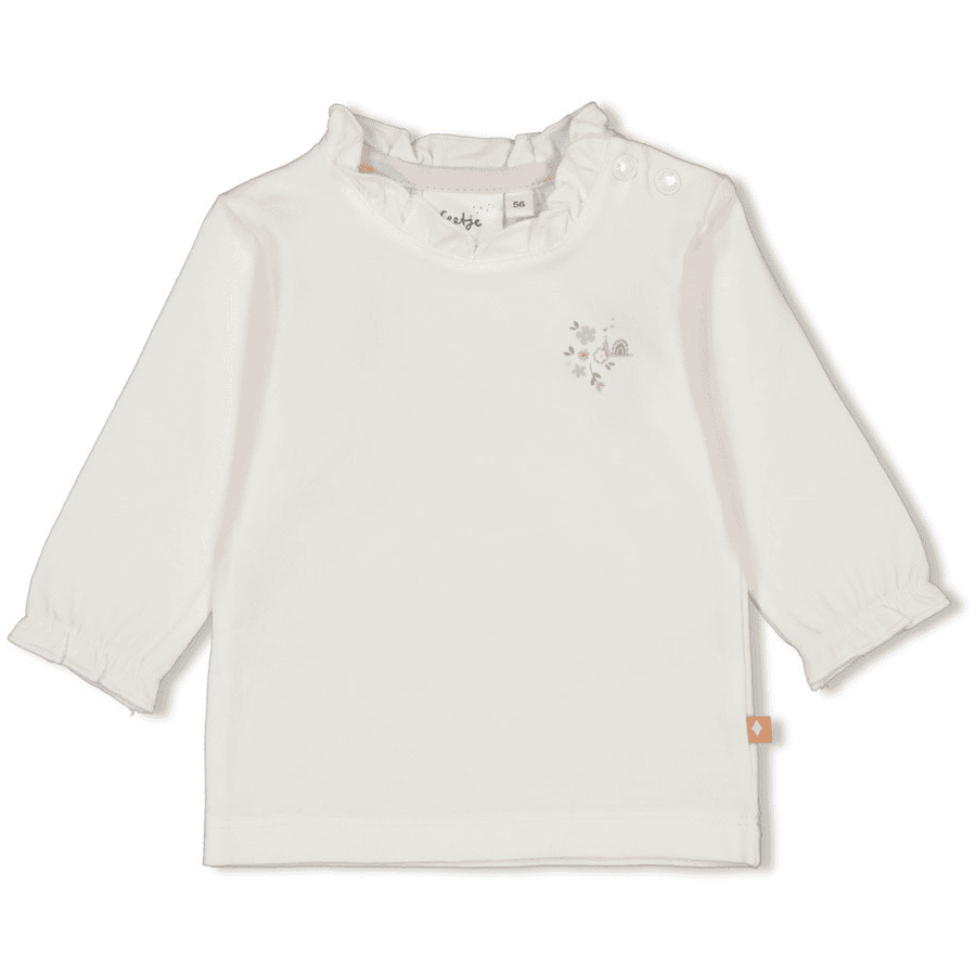 Feetje Langarmshirt Bloom With Love Offwhite