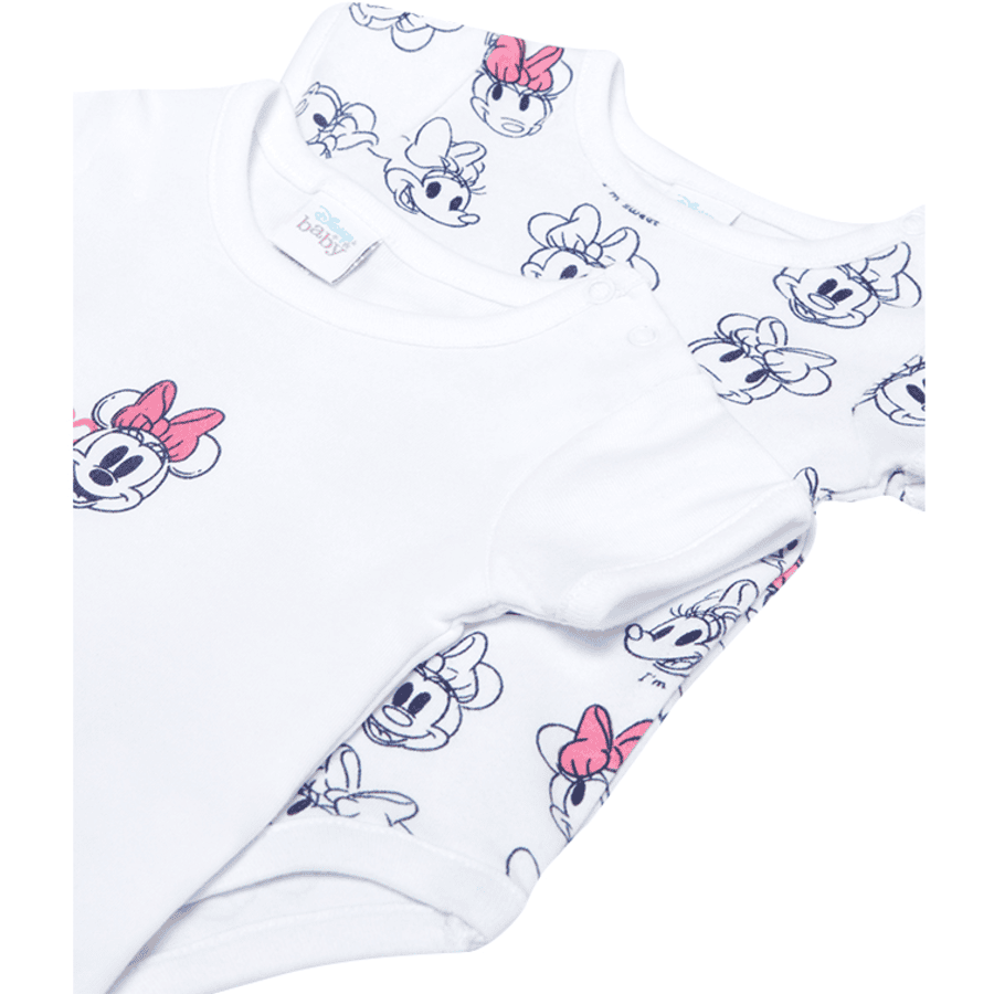OVS Body z krótkim rękawem 2-pak Minnie Mouse B right  White 