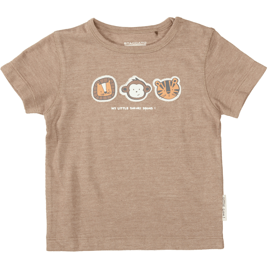 Staccato  T-shirt toffee gestructureerd 