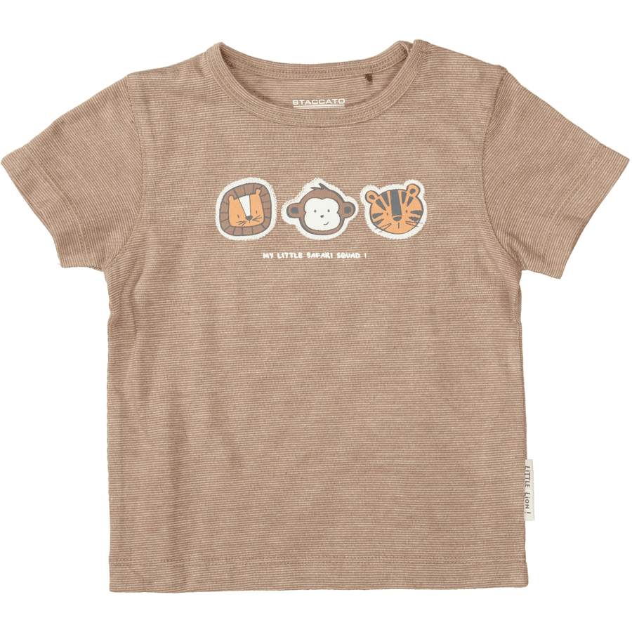 Staccato  T-shirt toffee structuré 