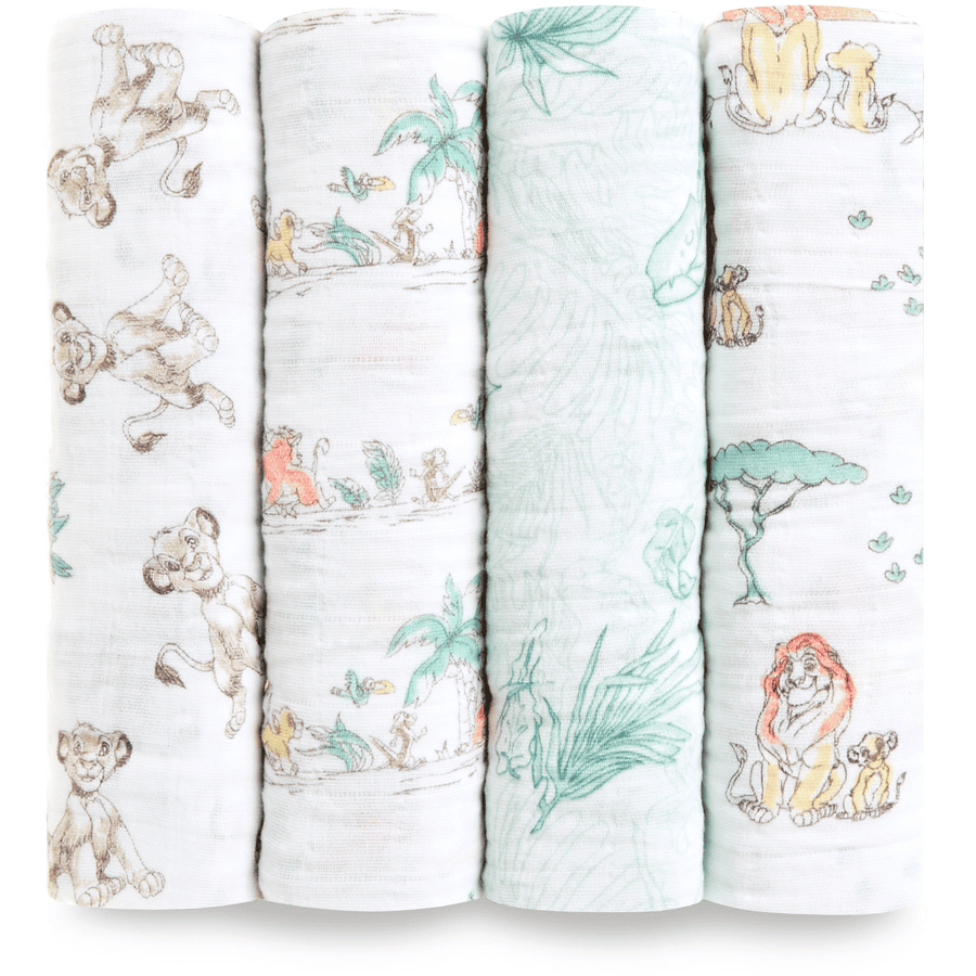 aden + anais™ Pucktücher The Lion King 4er-Pack