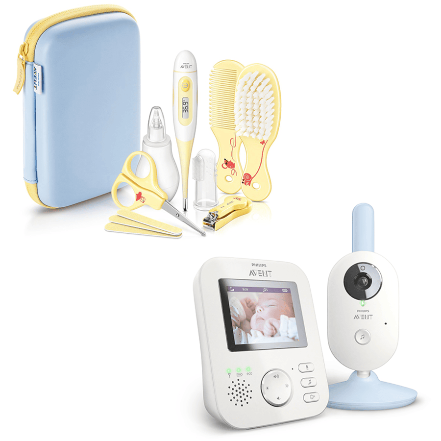 Philips Avent Babyfoon SCD835/26 en Babyverzorgingsset SCH400/00