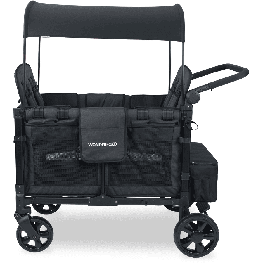 WonderFold Stroller Wagon Elite Quad, volcano black