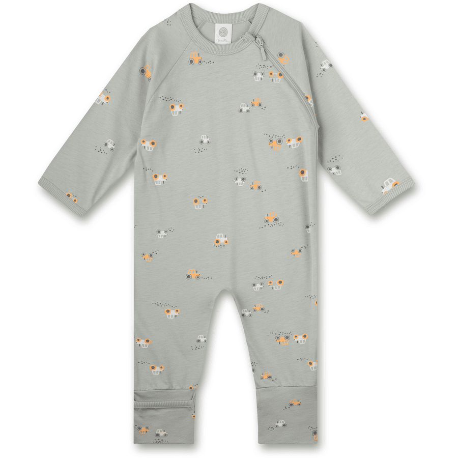 Sanetta Combinaison pyjama bébé tracteur gris
