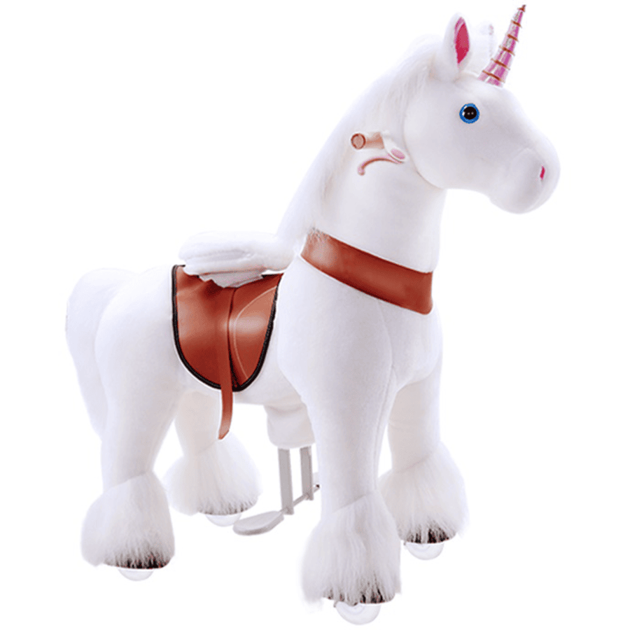 PonyCycle® Weißes Einhorn mit Bremse - klein