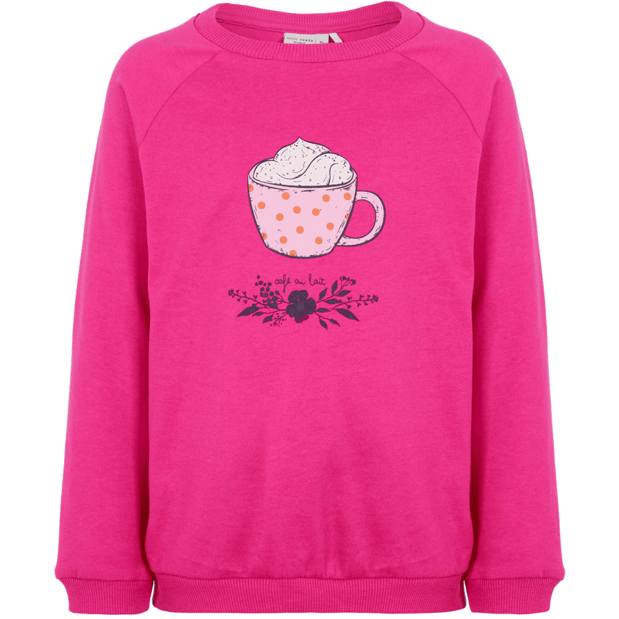 name it Girls Sweatshirt NMFVENUS fuchsia purple 