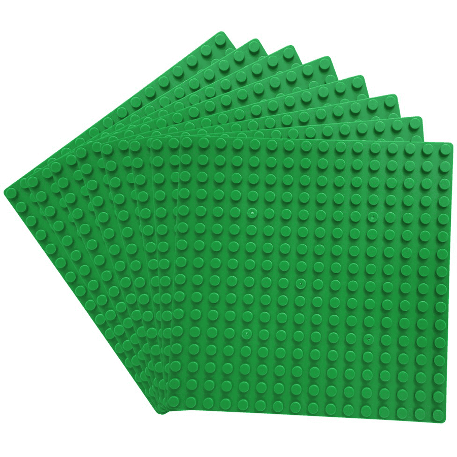 Katara Sæt med 8 tallerkener 13x13cm / 16x16 pins grøn