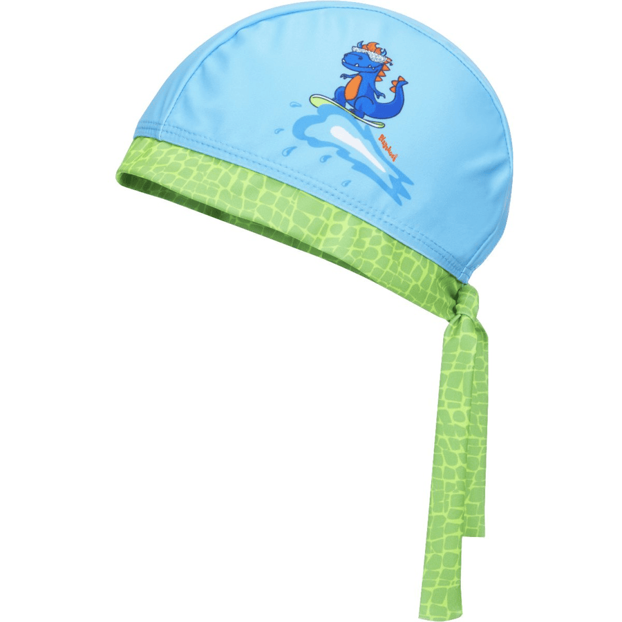 Playshoes UV-Schutz Kopftuch Dino blau-grün
