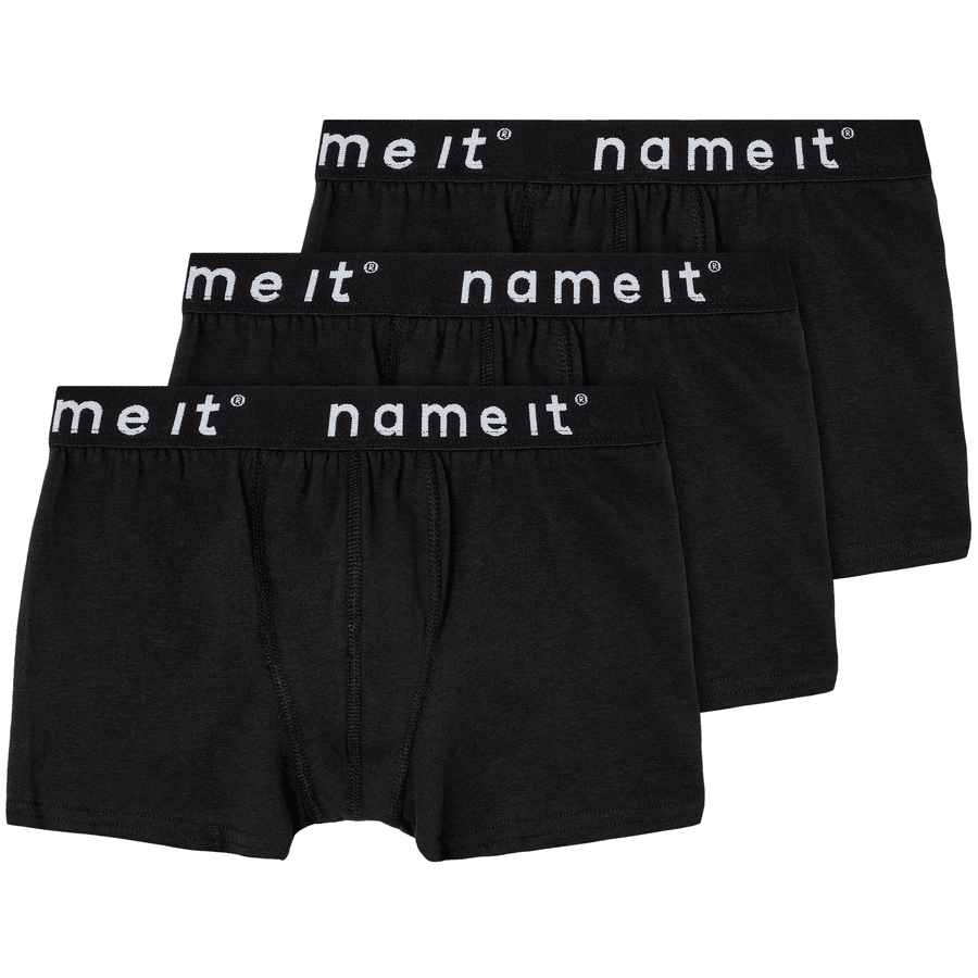 name it Boxer shorts confezione da 3 pezzi Black 