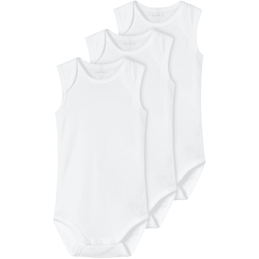 name it Bodysuit 3-pack B right  White 