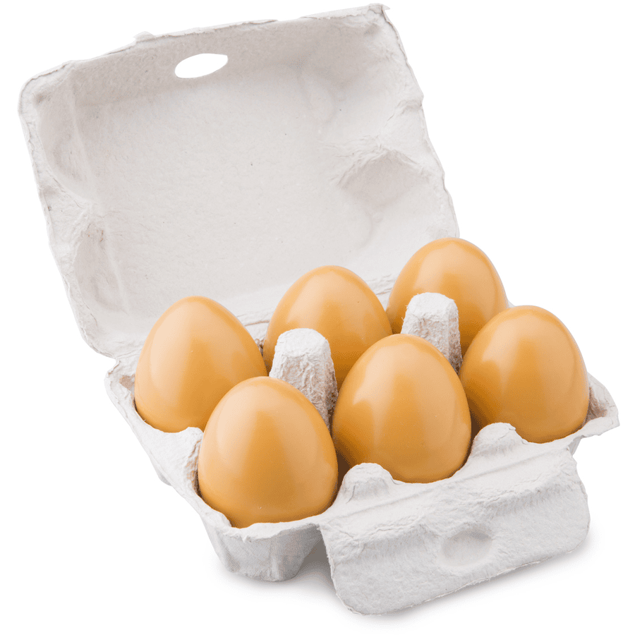 Aanval toegang Draaien New Class ic Toys Houten eieren - 6 stuks | pinkorblue.be