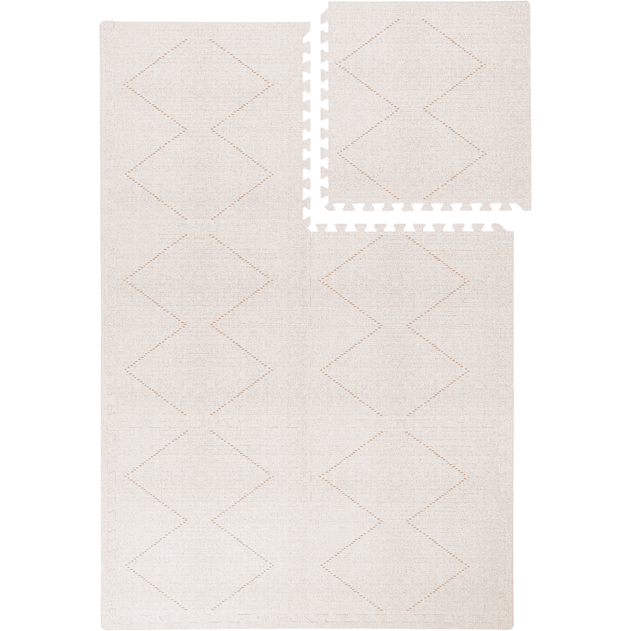 toddlekind Prettier Puzzle Playmat Tulum Bone 120 x 180 cm