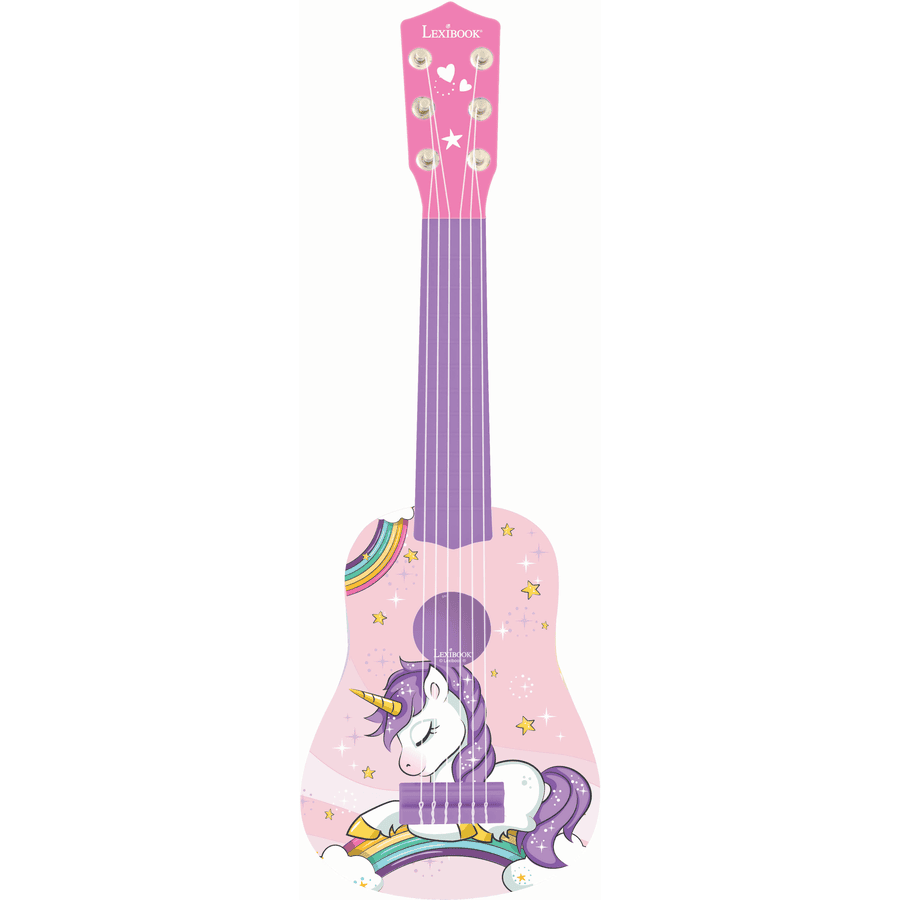 LEXIBOOK Unicorn - Min första gitarr 53 cm