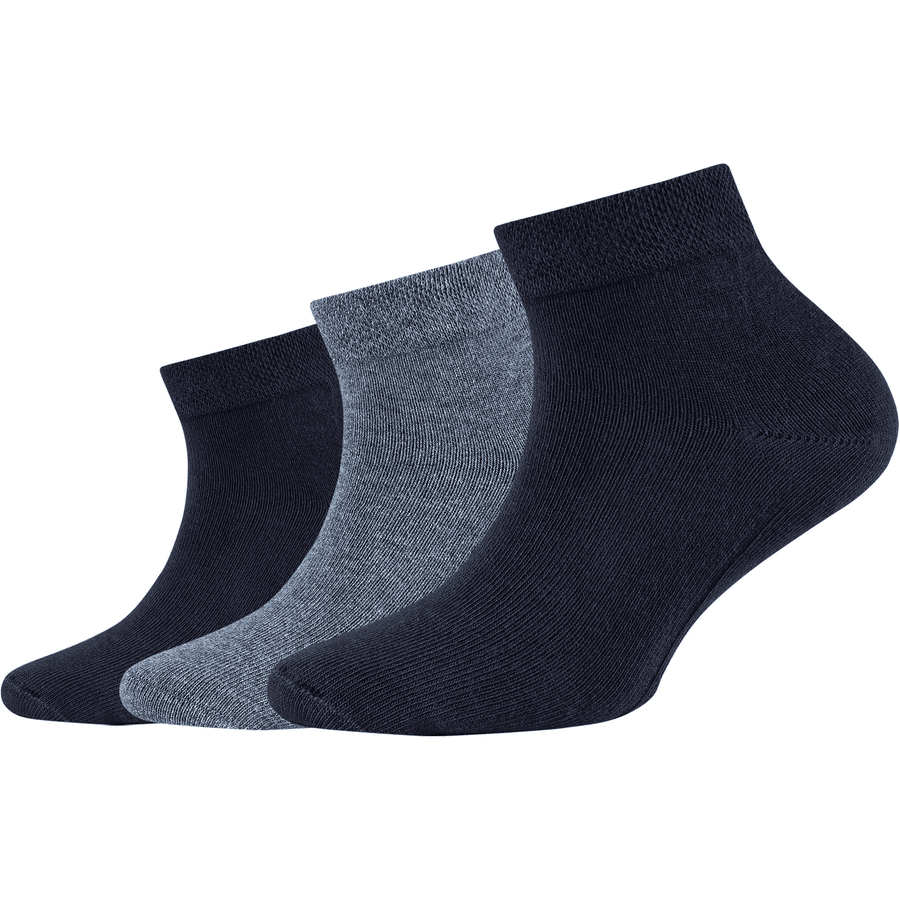 Camano Chaussettes Quarter 3er-Pack navy