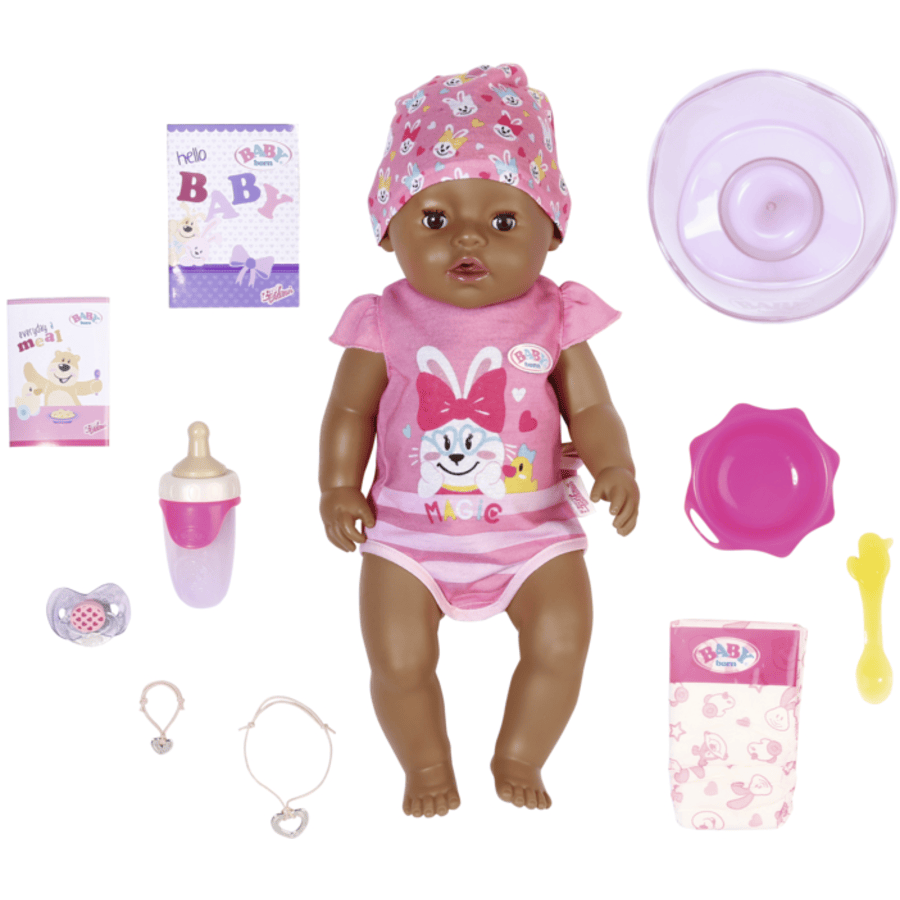 Zapf Creation BABY born®  Magic Girl Brown Eyes 43 cm