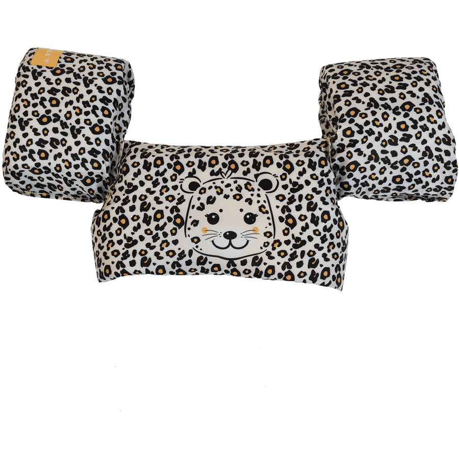 Swim Essentials Manguitos para piscina Jumper Beige Leopard