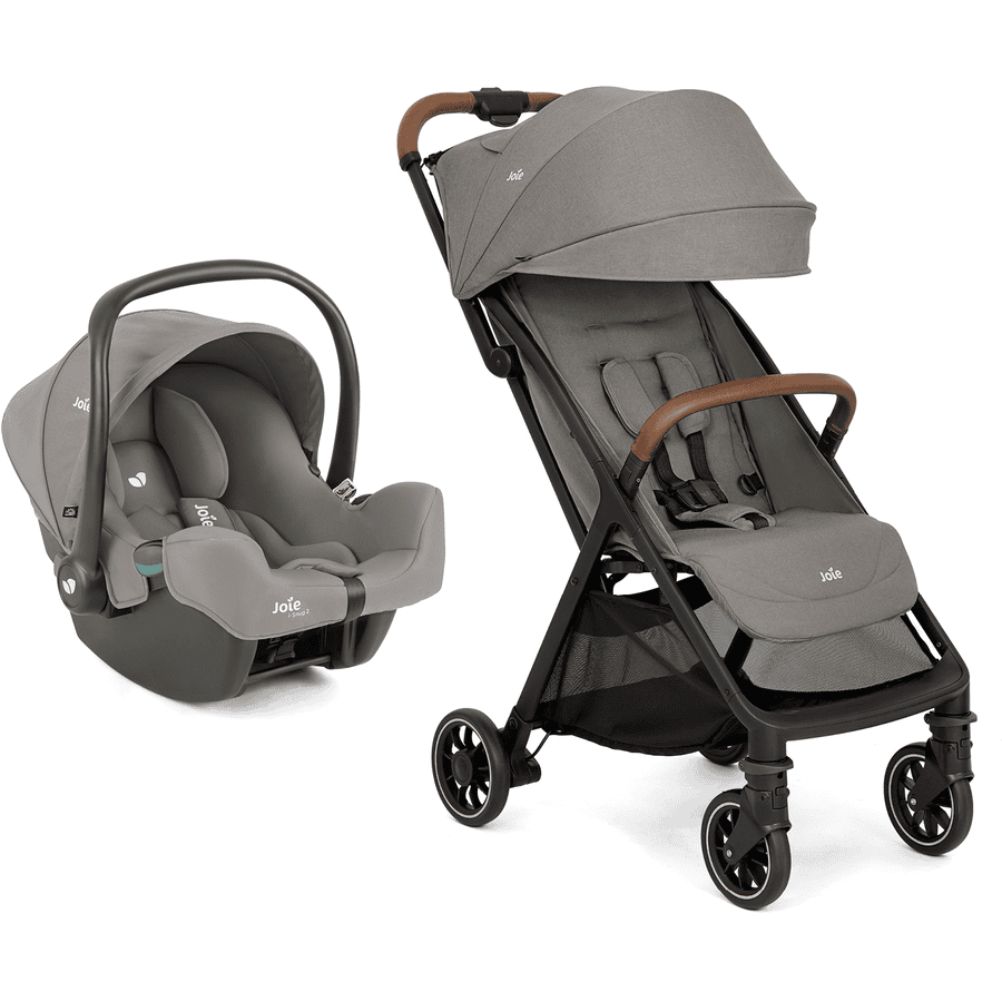 Joie Buggy Pact Pro Pebble inklusive Joie Babyschale i-Snug 2 Pebble