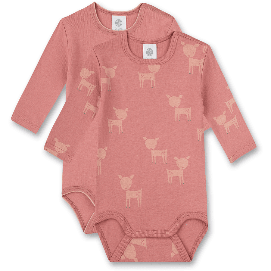 Sanetta Body dobbeltpakke Bambi pink