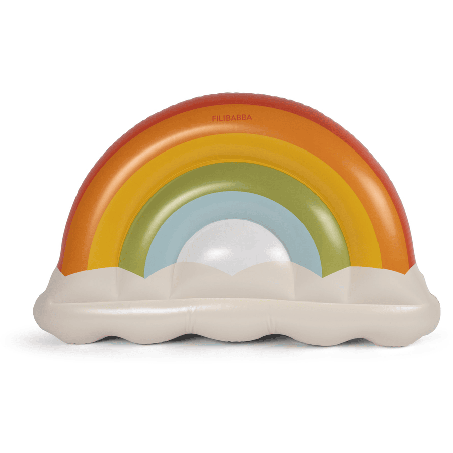 FILIBABBA Matelas gonflable aquatique enfant arc-en-ciel multicolore