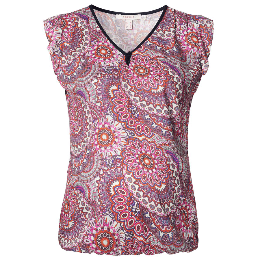 ESPRIT omstandigheid blouse feestelijk rood