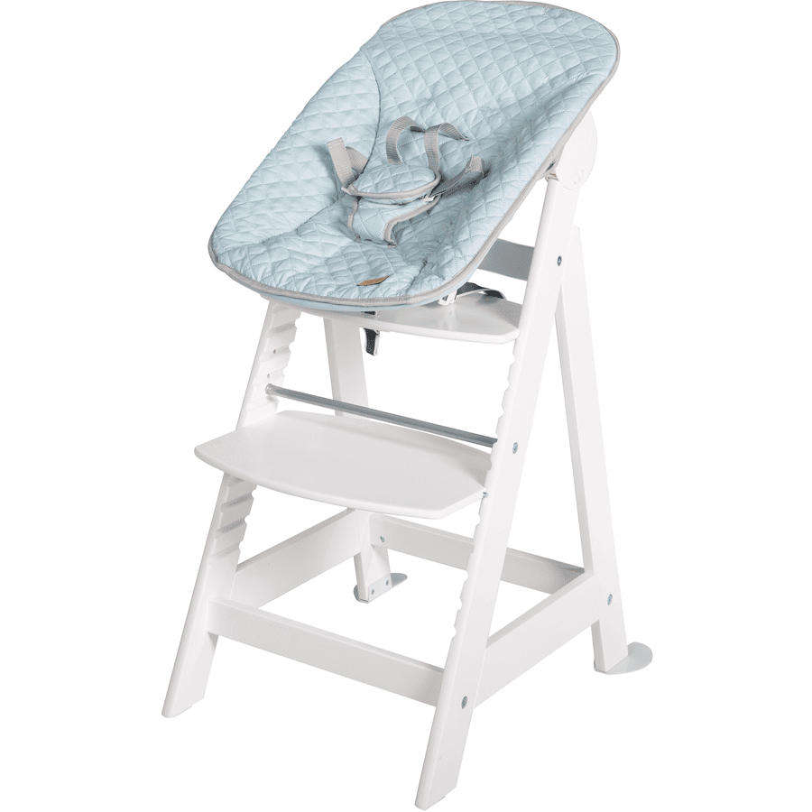 roba kinderstoel Born Up wit Set 2-in-1 incl. wipstoeltje Style turquoise