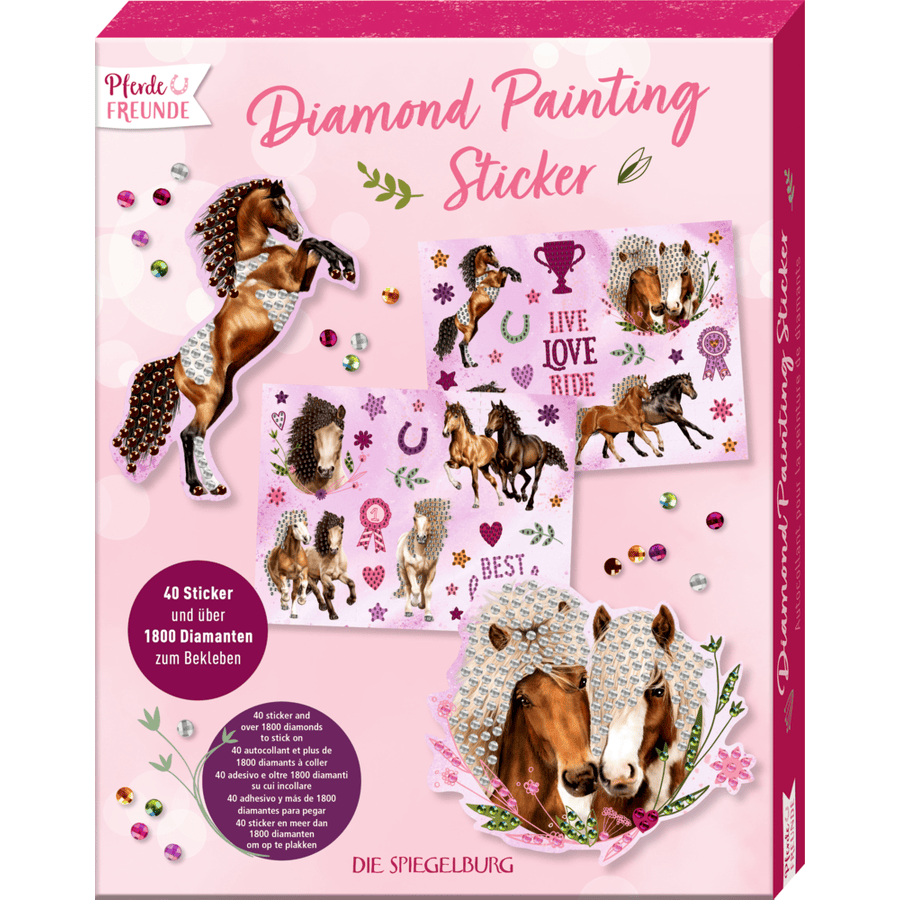 Coppenrath Diamond Painting Sticker - Pferdefreunde