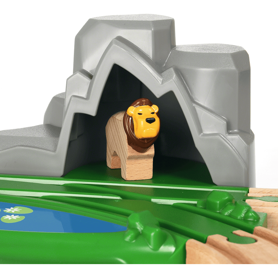 BRIO® WORLD Wooden Railway Large BRIO Railway Safari Set
