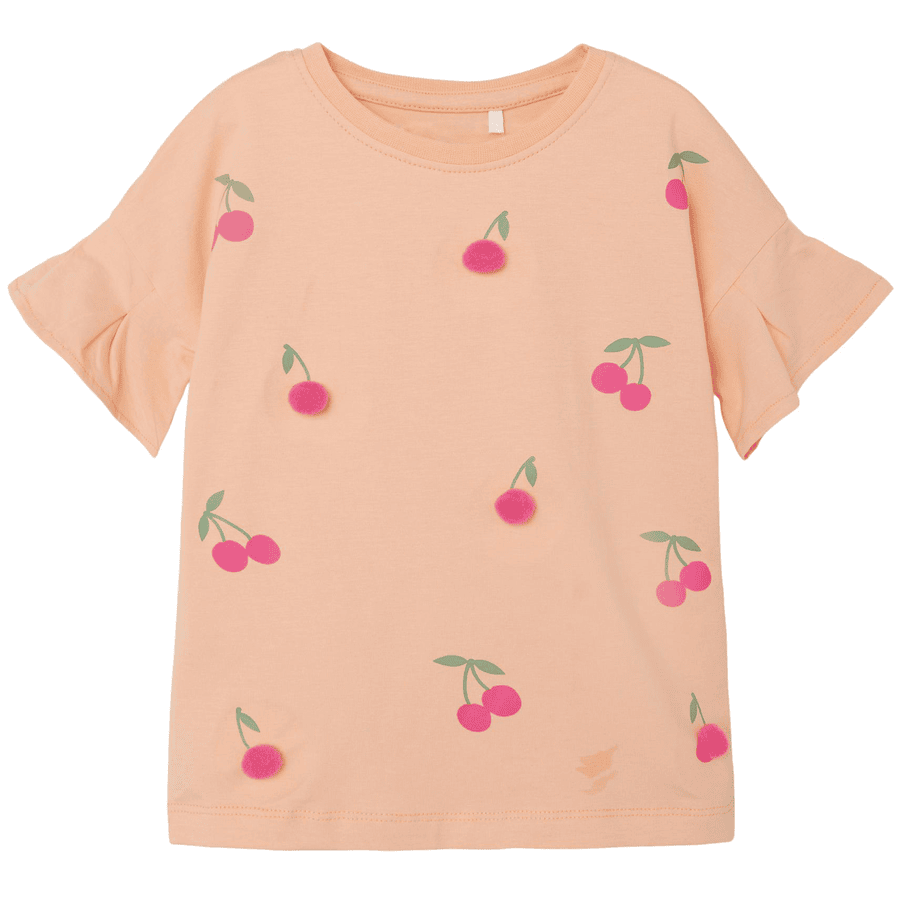 name it T-skjorte Nmffenja Peach Nectar