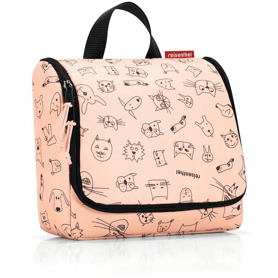 reisenthel® toiletbag kids cats and dogs rose

