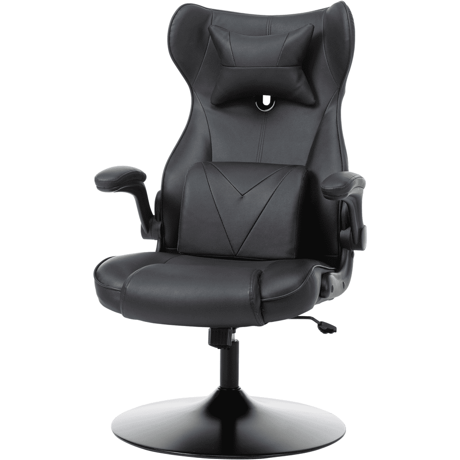 HOMCOM Gamingstuhl Racing-Design schwarz
