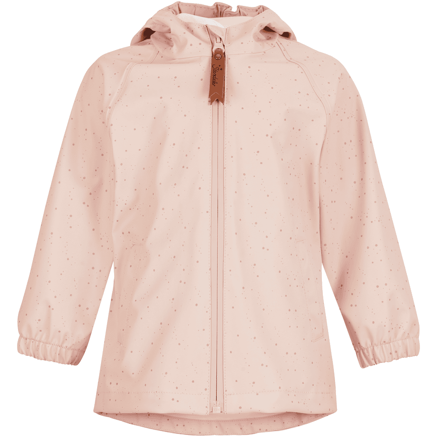 Sterntaler Veste de pluie non doublée points rose pâle