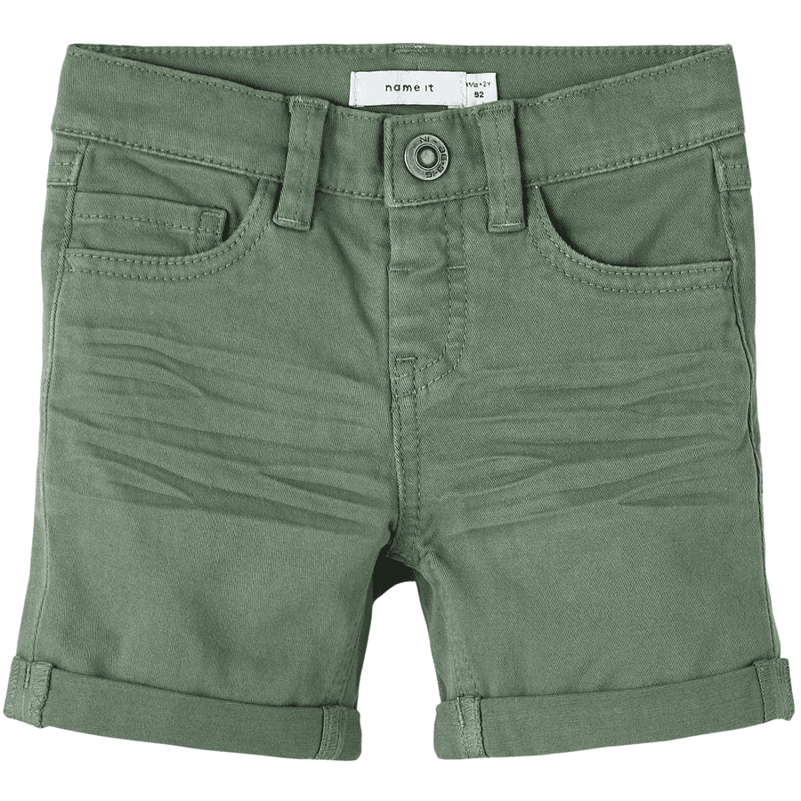 name it Twill Shorts Nmmsofus Duck Green