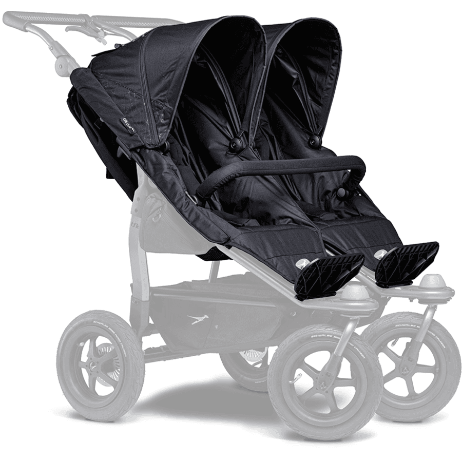 tfk Siège de poussette double Duo noir 2020