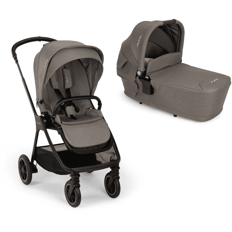 Nuna Kinderwagen Set Triv next incl. opvouwbare reiswieg Lytl next Granite