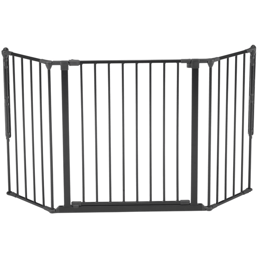 BabyDan Safety Gate Flex M 90 a 146 cm, negro