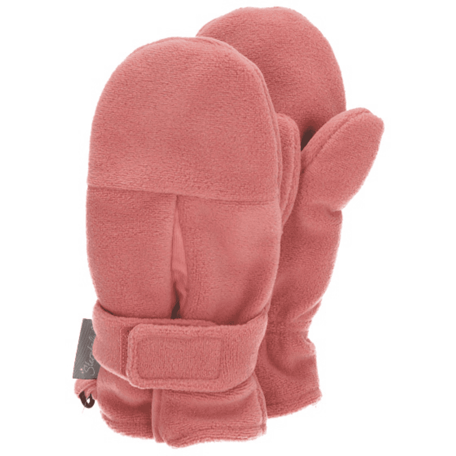 Sterntaler vante med tommelfinger microfleece pink