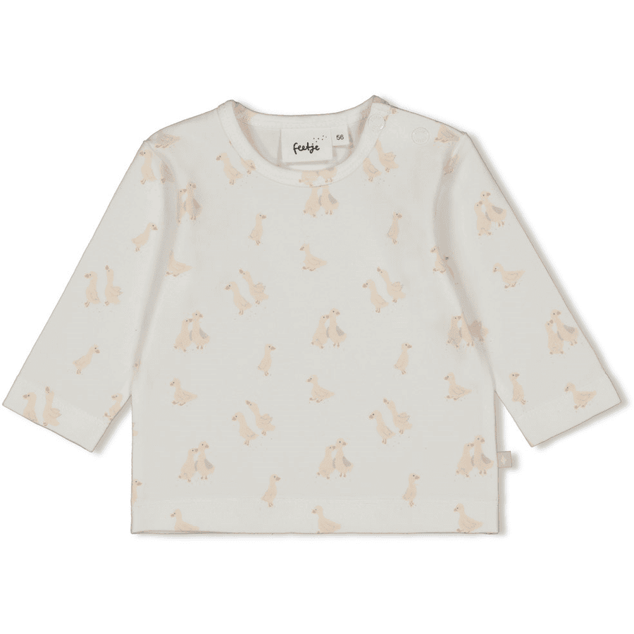 Feetje Langermet skjorte AOP Little Duck Off white 