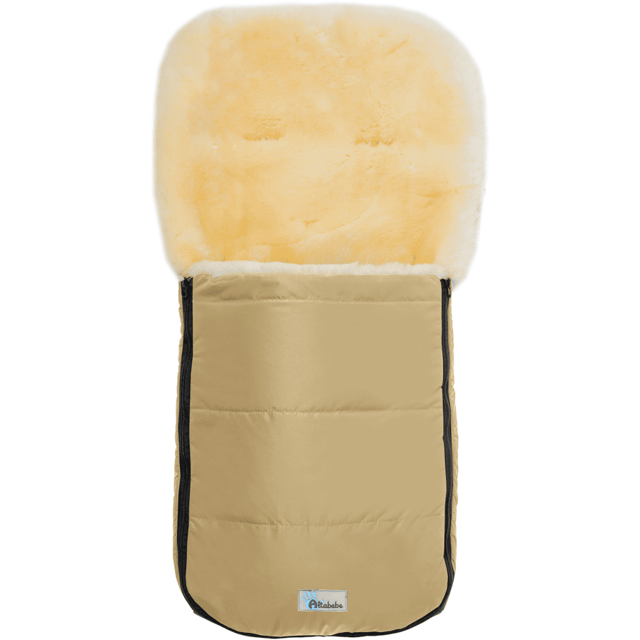 Altabebe Lammfellfußsack Nordkap beige