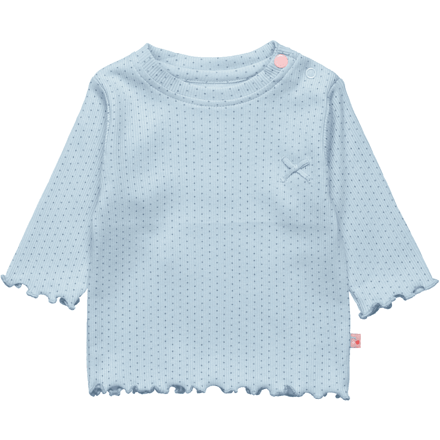 STACCATO Shirt soft blue dot gemustert