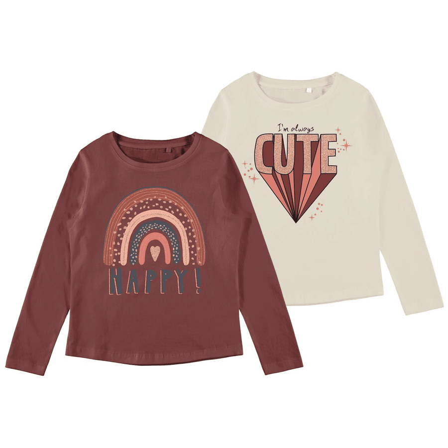 name it Camisa de manga larga 2 Pack Nmfveen Apple - rosaoazul.es