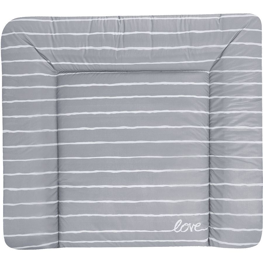 JULIUS ZÖLLNER Aankleedkussen Softy Grey Stripes 65 x 75 cm
