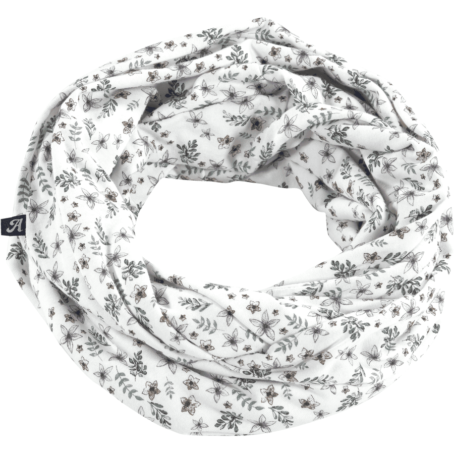 Alvi ® Šátek na kojení 2 v 1 Petit Fleurs zelená/bílá