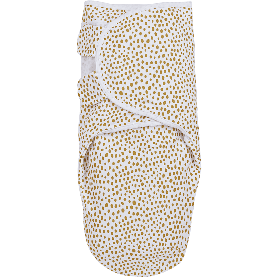 MEYCO Couverture d'emmaillotage bébé Cheetah honey gold