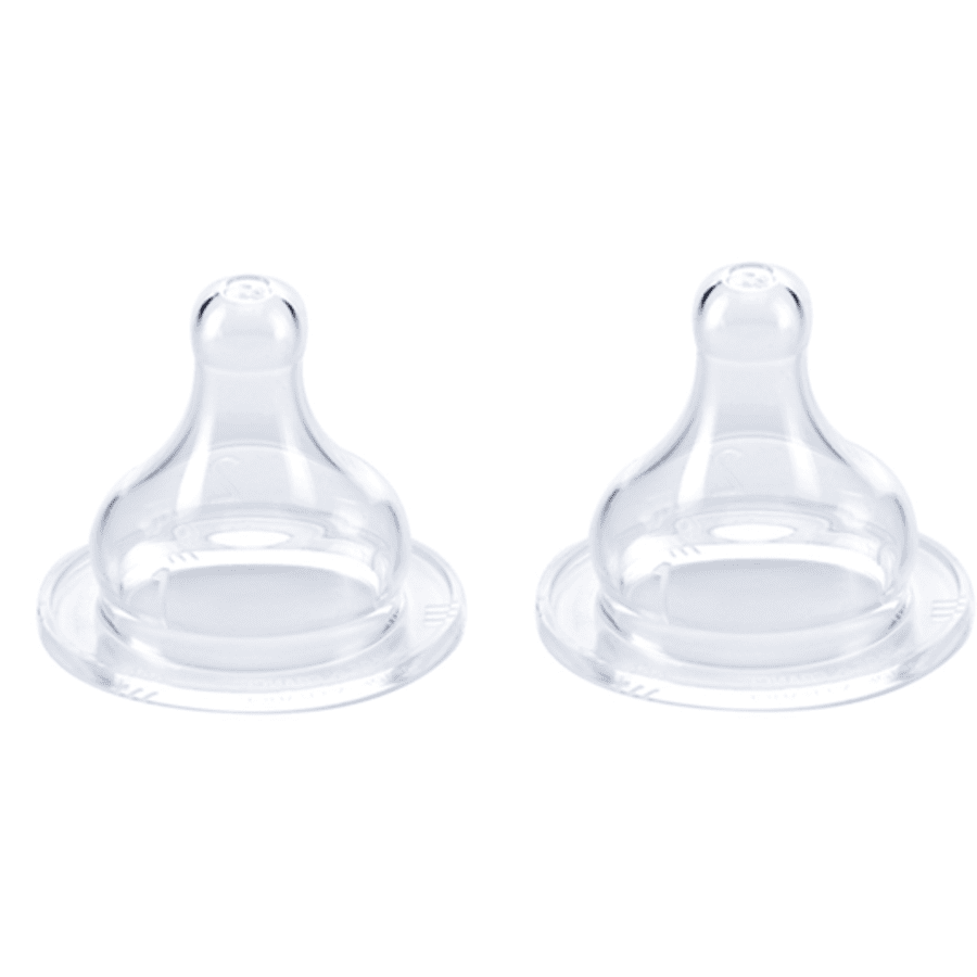 Thermobaby ® Tettarella in silicone, set di 2 con flusso variabile e alimentazione ampia