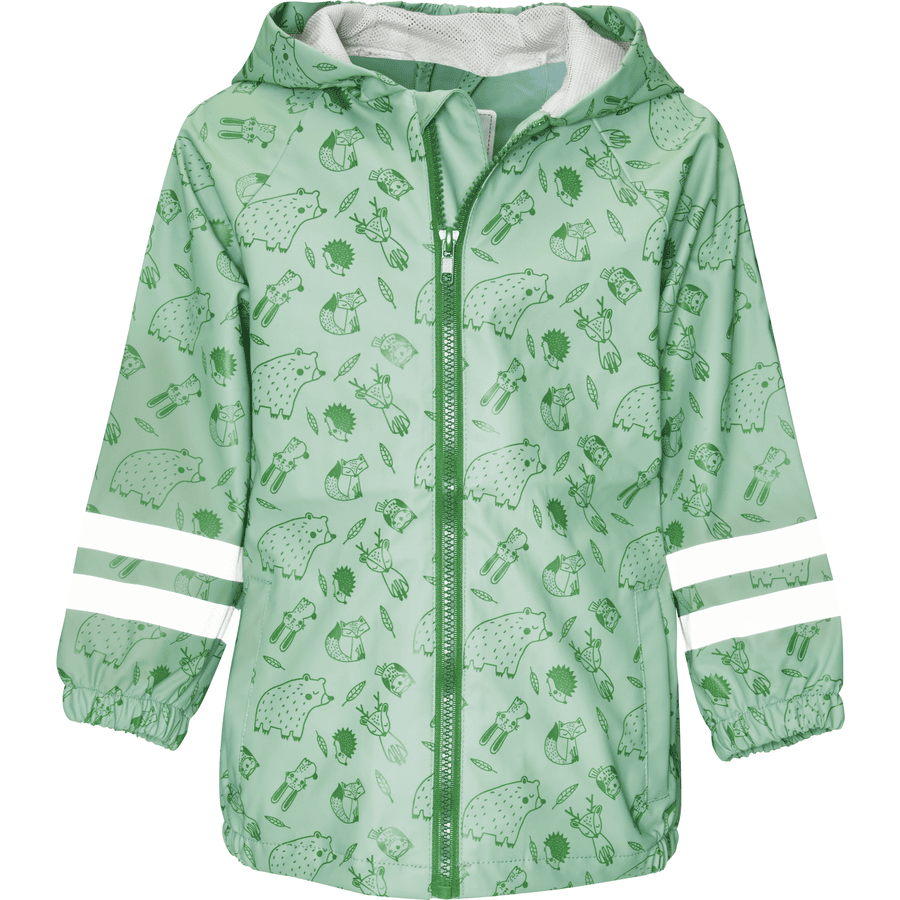 Playshoes  Imperméable animaux de la forêt vert