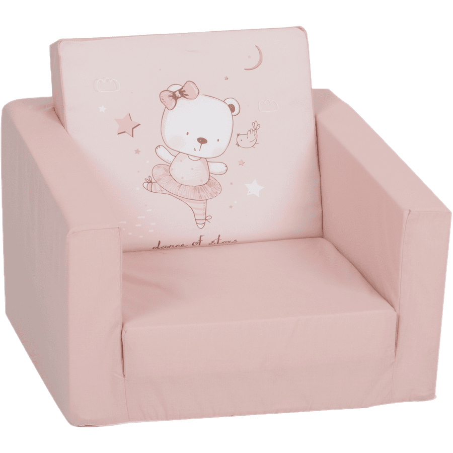 Single sofa - "Dans van stars " roze